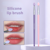 Portable Brush Lip Makeup Brush Halo Brush Flat Head Lip Brush Silicone Flat Head Brush Silicone Lip Brush