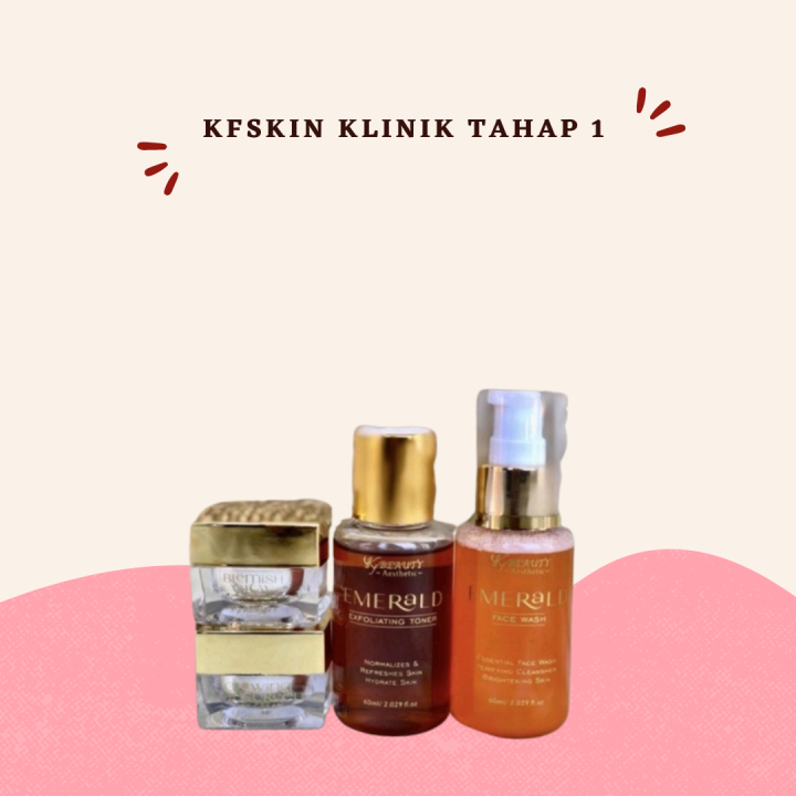 PAKET KF SKIN KLINIK | KF KLINIK TAHAP 1 SESSION 1 ORIGINAL 1000% ...