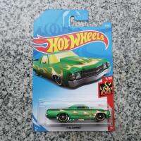 Hotwheels El Camino สีเขียวลายไฟ