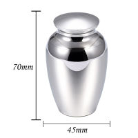 5สีอลูมิเนียมอัลลอยด์ขนาดเล็ก Cremation Keepsake Urn Ashes Jar ผู้ถือ Dog Urn Funeral Ashes Keepsake Casket Mini