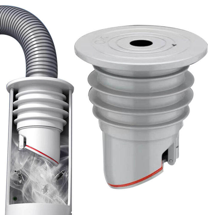 Silicone Sewer Sink Pipe Seal Ring Kitchen Bath Water Pipe Plug Floor