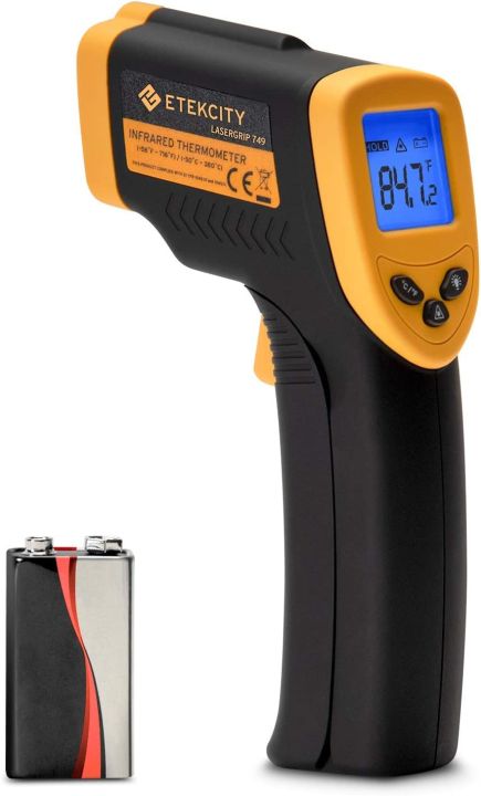 LCD Infrared Thermometer Temperature Gun Laser IR Cooking Oven Pizza  -50°C-550°C