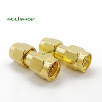 SMA RF Adapter Coaxial Connector SMA Male to SMA Male Plug in Series SMA Plug to Plug RF Adapter Connector Electrical Connectors