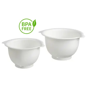 VISPAD Mixing bowl, set of 2, white - IKEA