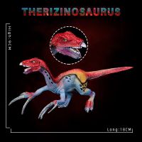 Hitwo ฟิกเกอร์ไดโนเสาร์แข็งเหมือนจริงการตกแต่งที่สมบูรณ์แบบแบบจำลอง Therizinosaurus สำหรับปาร์ตี้ของขวัญที่เป็นของเล่นเด็กโปรดปราน