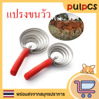 สุดคุ้ม แปรงขนวัว แปรงขนม้า แปรงขนแกะ 4วง/5วง/6วง ขูดเห็บวัว ลดความเครียด วัวเชื่อง ไม่ดุ ไม่ชน ไม่ถีบ