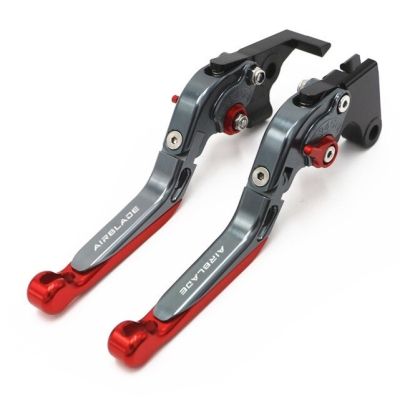 For HONDA Airblade 125 150 160 Air Blade modified high-quality CNC aluminum alloy 6-stage adjustable Foldable brake lever clutch lever 1