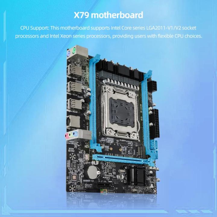 x79เมนบอร์ดคอมพิวเตอร์หน่วยความจำ-ddr3-32gb-lga2011ไมโครเมนบอร์ด-atx-1000-mbps-เมนบอร์ดออนบอร์ดเมนบอร์ด-sata-2-0ม-2-nvme