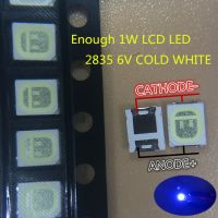 50ชิ้น Led แบบ Smd Lextar 2835 3528 1210 6V 2W สำหรับการซ่อมแซมไฟด้านหลังทีวีแสงไฟ Lcd สีขาวเย็น