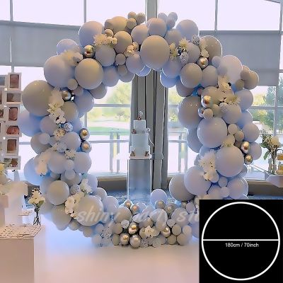 【CC】 80-180cm Arch Wreath Frame Background Holder Ballon Wedding Birthday Baby Shower
