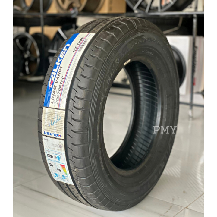 205-70r15-8pr-ยางรถยนต์-ยี่ห้อ-falken-รุ่น-linam-van01-ล็อตผลิตปี21-ราคาต่อ1เส้น-ยางรถกระบะคุณภาพดีมาตรฐานจากญี่ปุ่น-พร้อมส่งฟรี