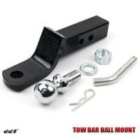 Tow Bar Tongue Ball Mount Hitch 2" Tow Ball &amp; Hitch Pin ชุดล็อค เครื่องมือลากจูง (สำหรับชุดลากจูงเรือ) ตะขอเกี่ยวแขนรถพ่วงรถบรรทุก กันชนท้ายรถพ่วง ตัวล็อครถพ่วง ตะขอเชื่อมต่อชิ้นส่วนเรือยอทช์และรถยนต์