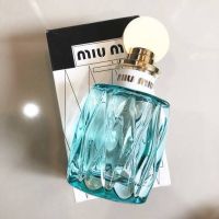 【ของแท้?% 】? Miu Miu LEau blue edp 100ml Tester  กลิ่นจะแตกต่างจากรุ่นแรกตรงนี้ รุ่นนี้จะเด่นในเรื่องของความหอมสดใส กลิ่นหอมใส