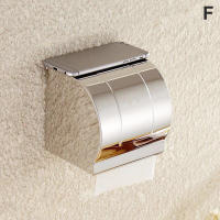 Stainless Steel Wall Toilet Paper Roll Holder Self Adhesive Holder Towel Rack Toilet Paper Shelf