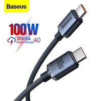 Baseus ที่ชาร์จ USB C ไปยังสายหักศอก100W,สำหรับ Macbook iPad 5A PD ชาร์จเร็ว POCO X3 Pro Huawei Samsung