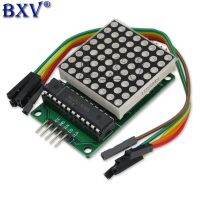 WAVTZ 8*8 Dot Matrix Module MAX7219 Microcontroller Module Display Module MCU LED Display Control Module For Arduino 5V Red WATTY Electronics