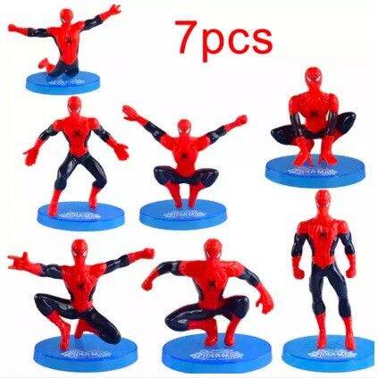 โมเดลสไปเดอร์แมน-spiderman-โมเดลสไปเดอร์แมนเซ็ต7ตัว-pvc