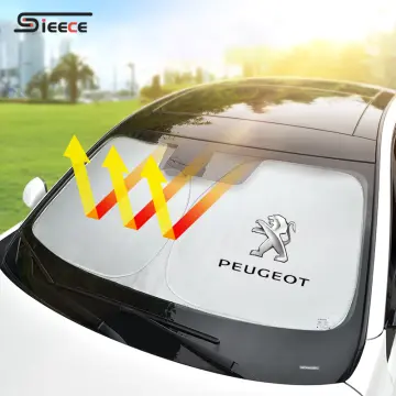 For Peugeot 206 207 307 308 508 407 408 2008 5008 Car Front Windshield  Parasol Visors Auto Flodable Sunshade Cover Accessories