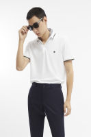 LTD เสื้อโปโลแต่งขอบคอปก ผู้ชาย สีขาว | Contrast Tipping Polo | 3401