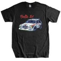 Cotton Tshirt Men Crew Neck Lancia Rally Trendy T Shirt Cotton Fasshion Men Teeshirt Gildan