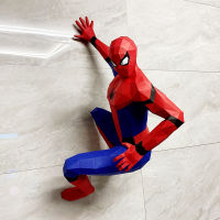 120cm DIY Spider man 3D puzzle Paper model statue hanging home wall decor handmade Geometric origami model