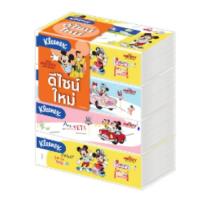 110แผ่น/PACK 4 ห่อ Kleenex กระดาษเช็ดหน้าดิสนีย์ Tsum Tsum ซอฟ บ๊อกซ์ / BU SOFTBOX คลีเน็กซ์ บียู ซ็อฟท์บ๊อกซ์