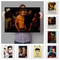 Fight Club โปสเตอร์ภาพยนตร์แพ็คพร้อมคำคมและความงามภาพวาดผ้าใบ Wall Art Room Decor สำหรับตกแต่งบ้านและของขวัญ