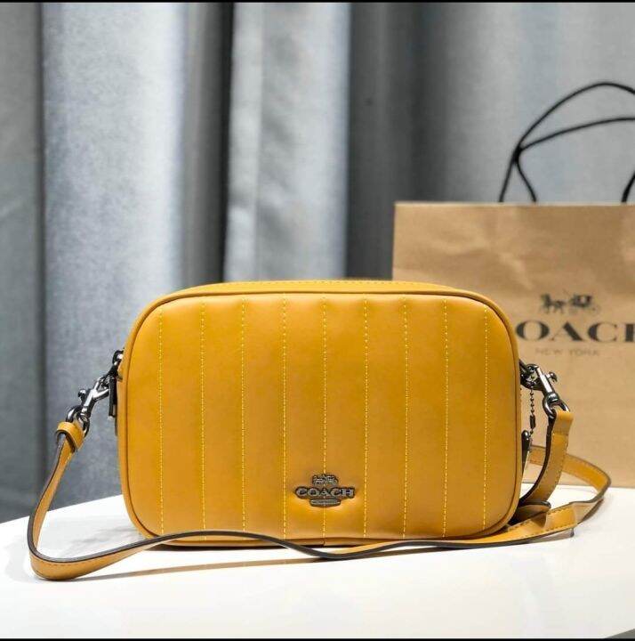 Original Coach Jes Crossbody With Linear Quilting Women's Bag C1569