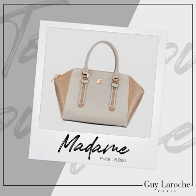 Guy Laroche กระเป๋าถือพร้อมสายสะพายยาว รุ่น MADAME - AGH0073