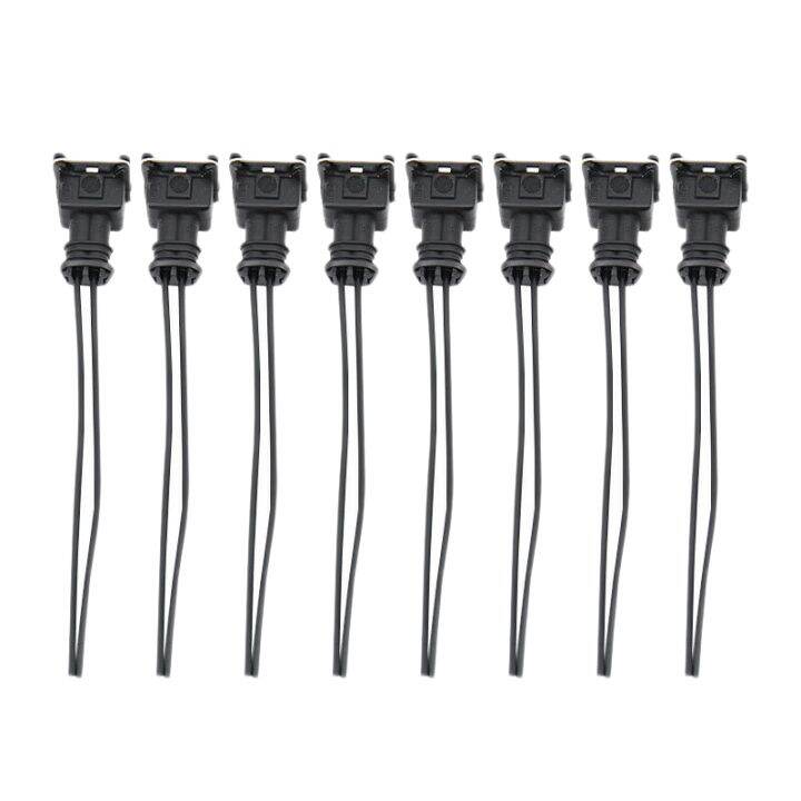 24Pcs Fuel Injector Connector Wiring Plugs Clips for EV1 OBD1 Pigtail