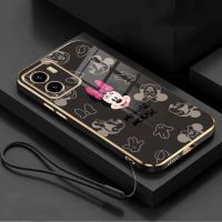 Vivo V2127 V2154 V2142 V2166เคสมือถือ V2134 V2120 V2147 V2135 V2109 V2111 V2053เคสลายมินนี่เมาส์น่ารักฝาหลังนิ่มมันวาว