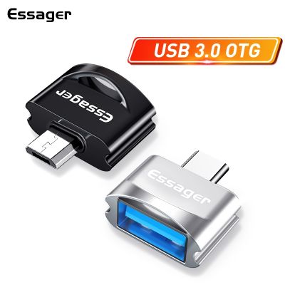 Essager USB Type C OTG Adapter Micro USB Connector Microusb USB-C Male to USB 3.0 2.0 Converter For Samsung Xiaomi mi Oneplus