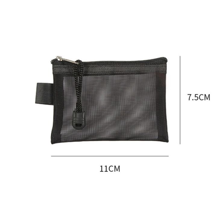 joypeace-กระเป๋าใส่ลิปสติกกระเป๋าสตางค์ขนาดเล็กกระเป๋าเครื่องสำอางแบบตาข่ายลำลอง-กระเป๋าจัดระเบียบกล่องใส่เครื่องเขียนกระเป๋าใส่บัตรเครดิต-dompet-koin-ขนาดเล็กมีซิปกระเป๋าใส่ที่จัดเก็บตาข่าย