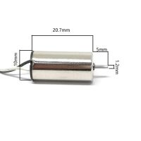 คุณภาพสูง2ชิ้น/ล็อตแม่เหล็กไมโครไร้แกนมอเตอร์1020มอเตอร์ DC 3.7VDC 45000รอบต่อนาที10*20มม. สำหรับเครื่องบินโมเดล ZL Ddj3925 F500