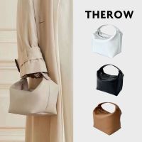 Purchasing agent for TheRow lunch box bag genuine cowhide leather portable box shoulder bucket hand-held small square bag gift 【OEM】☌▦