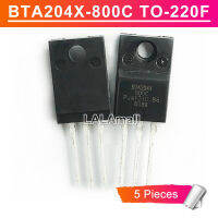 5Pcs BTA204X-800C TO-220F 8TA204X BTA204X 800C TO220F 4A/800V MOSFET ทรานซิสเตอร์ใหม่เดิม