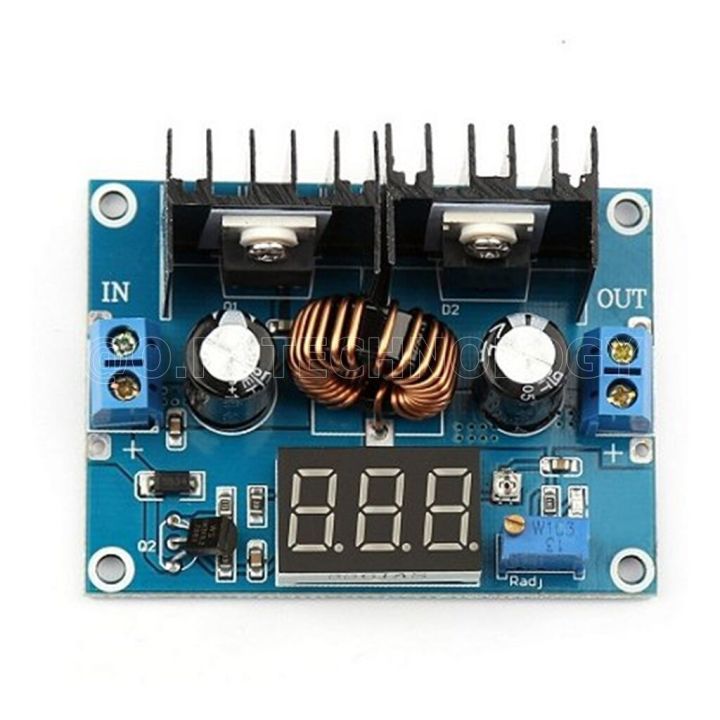 1ชิ้น-aa516-โมดูลลดแรงดันไฟ-โมดูลแปลงไฟ-พร้อมหน้าจอแสดงผล-4-40vdc-to-1-25-36vdc-กระแสสูงสุด-8a-200w-xh-m404-dc-4-40v-8a-voltage-regulator-module-digital-pwm-adjustable-dc-dc-step-down-voltage-regulato