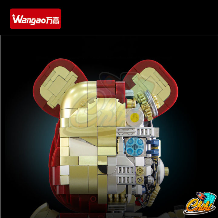 ตัวต่อ-wangao188004-iron-man-bear-robot-ไอรอนเเมน-โรบอร์ท-แบบริคครึ่งโรบอท-ขนาดเท่ากับ-400