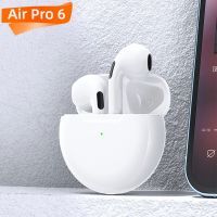 Handsfree Headset Pods Pro6 fone Bluetooth Headphones For Christmas Gifts Wireless Earphones With Microphone For All Smartphones Power Points  Switche