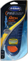 Dr. Scholls P.R.O. Pain Relief Orthotics for Arch- Mens, Size 8-12 old version