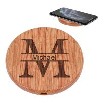 Custom Your LOGO 15W QI Wireless Charger Wood Wireless Charging Pad for iPhone 11 XR XS Max Samsung S10 Fast Phone Charger