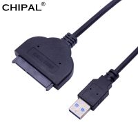 Chipal Usb 3.0 Sata 3สาย Sata เป็น Usb อะแดปเตอร์สูงสุด6 Gbps รองรับ2.5นิ้วหน่วยความจำภายนอก Ssd Hdd ฮาร์ดไดรฟ์สายเคเบิ้ล Sata 22ขา