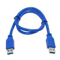 USB 3.0 Type A Male to Type A Male Cable Cord 0.6m/ 2FT 1.5m/ 5ft Data Wire Hard Drive Enclosures Laptop Pc