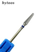 HYTOOS Tungsten Carbide Cone Nail Drill Bit 3/32 quot; Rotary Burr Bits For Manicure Electric Drill Accessories Nail Milling Tool