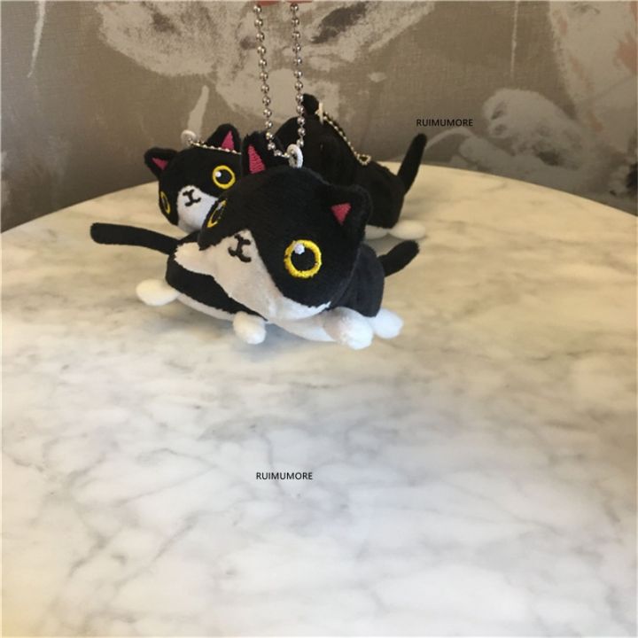 1piece-7cm-small-plush-toy-new-little-black-cat-plush-key-chain-suffed-animal-plush-doll