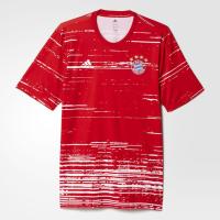 Adidas เสื้อฟุตบอล Bayern Munich Prematch 2017 AX7015 (Red)