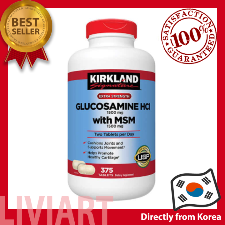 Kirkland Signature Glucosamine with MSM for Joint Health Directly from