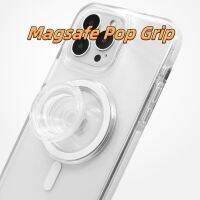 Magsafe ที่จับสำหรับ iPhone จับโทรศัพท์แบบ Pop Grip อุปกรณ์แหวนใส่นิ้วโทรศัพท์ใช้ได้ทั่วโลกแท่นวางโต๊ะพับเก็บได้แบบถอดออกได้