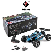 Wltoys 1/18รถ Rc 184011 4wd 2.4G โมเดลรถบังคับควบคุมวิทยุทางวิบากเต็มรูปแบบความเร็วสูง30Km/H รถบังคับของเล่น