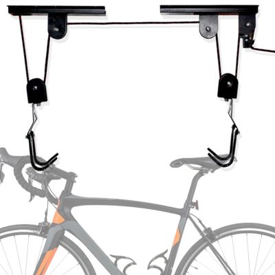 Sydneywind-【ราคาถูก】Bicycle Hanging Roof Rack แร็คแขวนจักรยาน ที่แขวนจักรยานติดผนัง ทนทาน